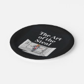 Die Kunst der Trump-Papiertüte Pappteller (Schrägansicht)