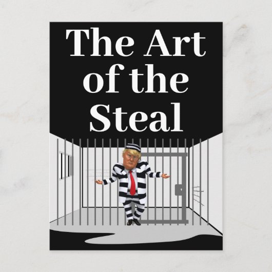 Die Kunst der Trump-Postkarte Postkarte (Vorderseite)