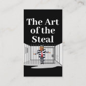 Die Kunst der Trump-Visitenkarte Visitenkarte (Rückseite)