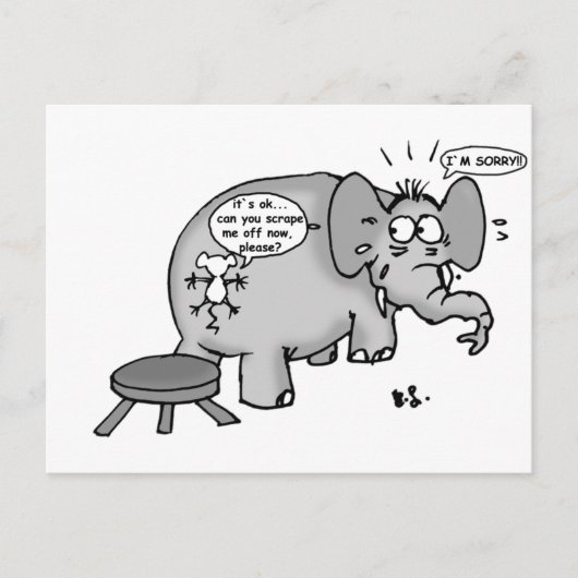 Die Kunst der Verzeihung Postkarte (Vorderseite)