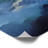 Die Kunst des Absturzes des Ozeans Poster (Ecke)