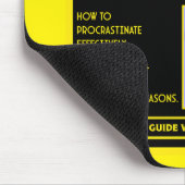 Die Kunst des Aufschiebens - Mañana Mousepad (Ecke)