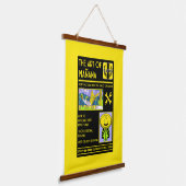 Die Kunst des Aufschiebens - Mañana Wandteppich Mit Holzrahmen (Gewinkelt)