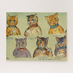 Die Kunst des Auktionierens von Louis Wain Puzzle