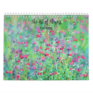 Die Kunst des Blumenkalenders Blume Kalender