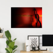 Die Kunst des Cello Poster (Heimbüro)
