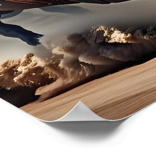 Die Kunst des Chariot-Tarots Poster (Ecke)