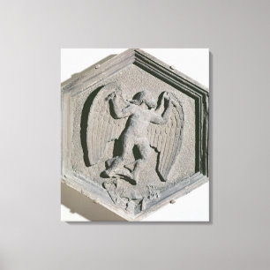 Die Kunst des Fluges, Daedalus, sechseckig Leinwanddruck