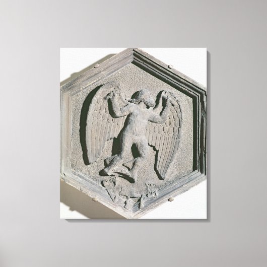 Die Kunst des Fluges, Daedalus, sechseckig Leinwanddruck (Vorderseite)