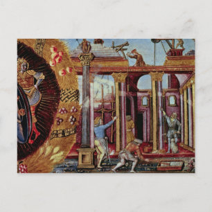 Die Kunst des Gebäude Postkarte