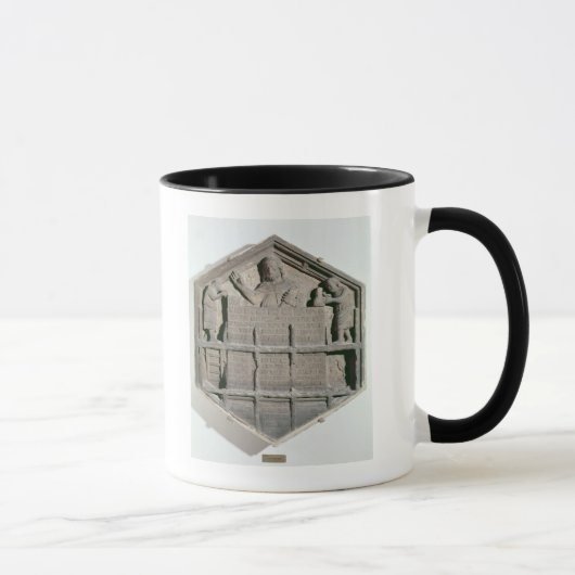 Die Kunst des Gebäude, sechseckige dekorative Tasse (Rechts)