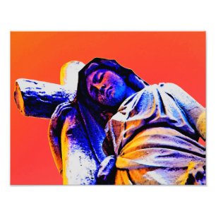 Die Kunst des Glaubens als Friedhof behalten Fotodruck