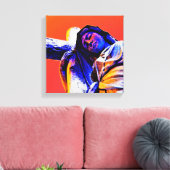 Die Kunst des Glaubens als Friedhof behalten Leinwanddruck (Insitu (Wohnzimmer))