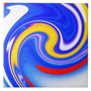 Die Kunst des goldenen Weges Fliese