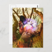 Die Kunst des "Hanged Man Tarot Card" Postkarte (Vorne/Hinten)