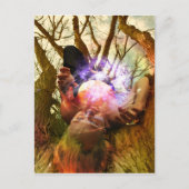 Die Kunst des "Hanged Man Tarot Card" Postkarte (Vorderseite)