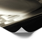 Die Kunst des Kaffeezubereitens / Pouring Poster (Ecke)