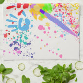 Die Kunst des Kindes Geschirrtuch (Gefaltet)