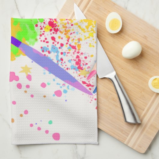 Die Kunst des Kindes Geschirrtuch (Viertel Falte)