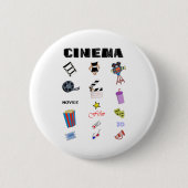 Die Kunst des Kinos Button (Vorderseite)