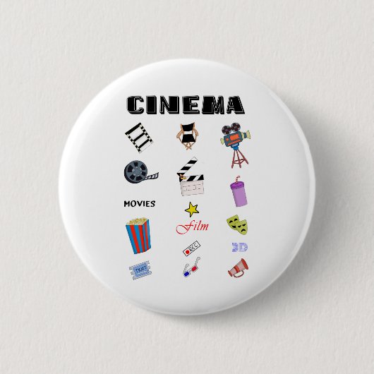Die Kunst des Kinos Button (Vorderseite)