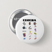Die Kunst des Kinos Button (Vorne & Hinten)