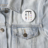 Die Kunst des Kinos Button (Beispiel)