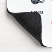Die Kunst des Kinos Mousepad (Ecke)