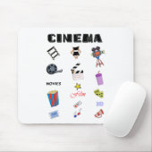 Die Kunst des Kinos Mousepad (Mit Mouse)