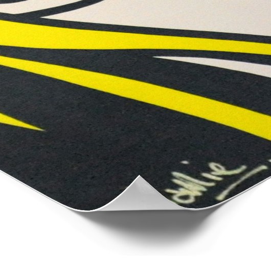 Die Kunst des Kiss-Pops Poster (Ecke)