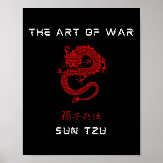 Die Kunst des Krieges Sun Tzu traditionellen chine Poster (Vorne)