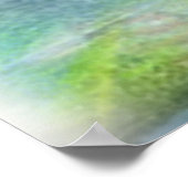 Die Kunst des Kronen Chakra Poster (Ecke)