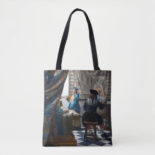 Die Kunst des Malens, Johannes Vermeer, 1666-1667 Tasche (Vorderseite)