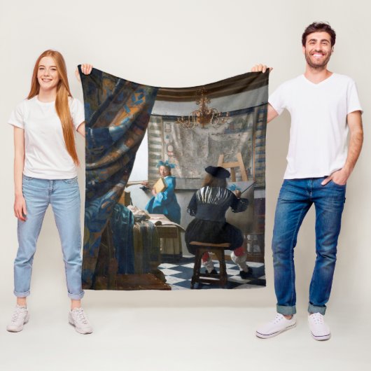 Die Kunst des Malens, Johannes Vermeer Fleecedecke (Beispiel)