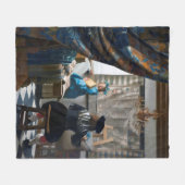 Die Kunst des Malens, Johannes Vermeer Fleecedecke (Vorderseite (Horizontal))