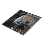 Die Kunst des Malens, Johannes Vermeer Fliese (Seite)