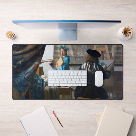 Die Kunst des Malens, Johannes Vermeer Schreibtischunterlage (Büro 1)