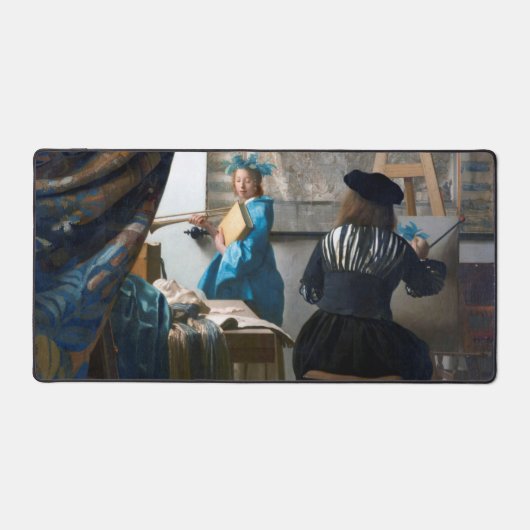 Die Kunst des Malens, Johannes Vermeer Schreibtischunterlage (Vorderseite)