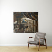 Die Kunst des Malens Wandteppich (Beispiel (Horizontal))
