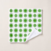 die Kunst des Mandala-Musters Badhandtuch Set (Waschlappen)