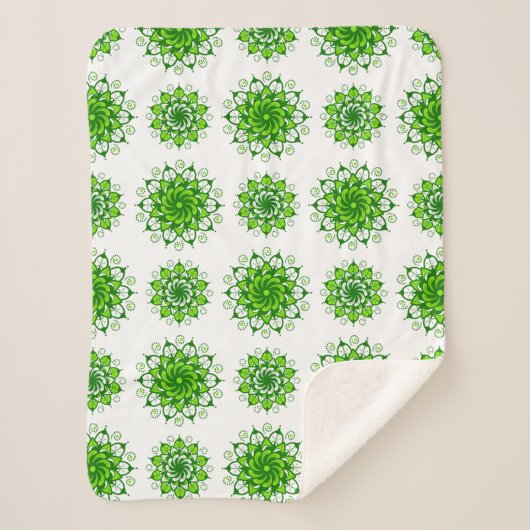 die Kunst des Mandala-Musters Sherpadecke (Vorderseite)