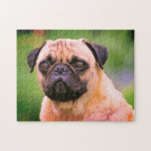 Die Kunst des Mops Hunde Puzzle