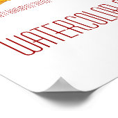 Die Kunst des nordamerikanischen Fisches Poster (Ecke)