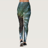 Die Kunst des Palmenbaumes Leggings (Rückseite)