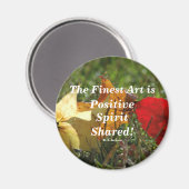 Die Kunst des "positiven Geistes" rund um das Magn Magnet (Vorderseite/Rückseite)