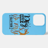 Die Kunst des positiven Hundes | Motivierend Angeb iPhone Hülle (Rückseite (Horizontal))