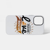 Die Kunst des positiven Hundes | Motivierend Angeb iPhone Hülle (Rückseite (Horizontal))