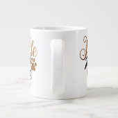 Die Kunst des positiven Hundes | Motivierend Angeb Jumbo-Tasse (Rückseite)