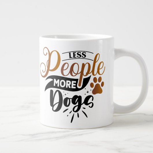 Die Kunst des positiven Hundes | Motivierend Angeb Jumbo-Tasse (Rechts)