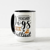 Die Kunst des positiven Hundes | Motivierend Angeb Tasse (Vorderseite Links)